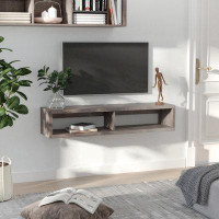 Ebern Designs Wall Mounted Tv Stand, Media Console Floating Storage Shelf