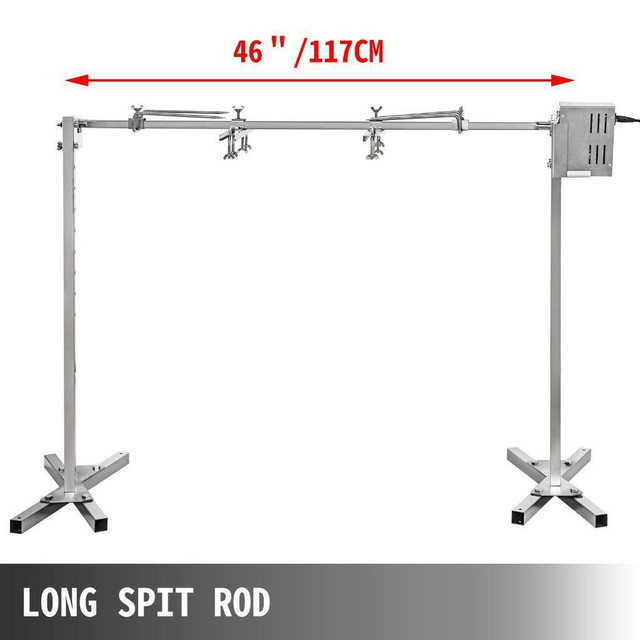 125lb Electric Stainless Steel Rotisserie System Tripod Capacity Motor Outdoor - FREE SHIPPING in Other Business & Industrial - Image 3