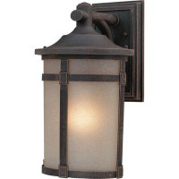Latitude Run� Russell Frosted Glass Outdoor Wall Lantern