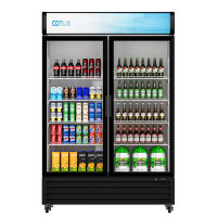 COTLIN COTLIN 53" W 45 Cu.Ft LED Upright Drink Fridge Beverage Cooler Commercial Display Refrigerator