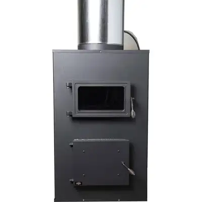Hitzer Energy Master II Model 710 stoker hot air furnace - 160 Lb hopper Heats upto 3000 SquFt - 10,...