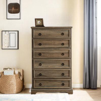 Winston Porter Modern Tall Chest With 6 Drawers