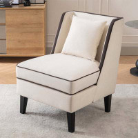 Ebern Designs Velvet Upholstered Accent Chair