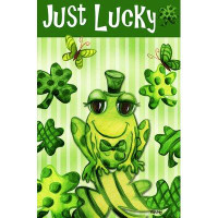 Toland Home Garden Just Lucky 2-Sided Polyester 40 x 28 in. House Flag
