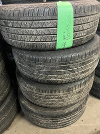 245 50 20 4 Continental CrossContact Used A/S Tires With 90% Tread Left