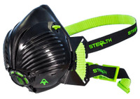 Stealth N100 Half Mask Respirator with Filters.  DESIGNED TO BE WORN 8+ HOURS A DAY.