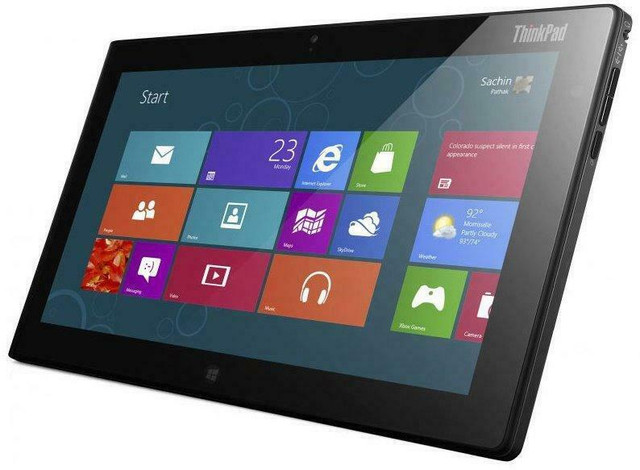:-) LAPTOP PC 2 en 1 EXCELLENT LENOVO THINKPAD TABLET 2 WIN 10 64GB 2X CAM TABLETTE WINDOWS 10 in iPads & Tablets in City of Montréal - Image 2