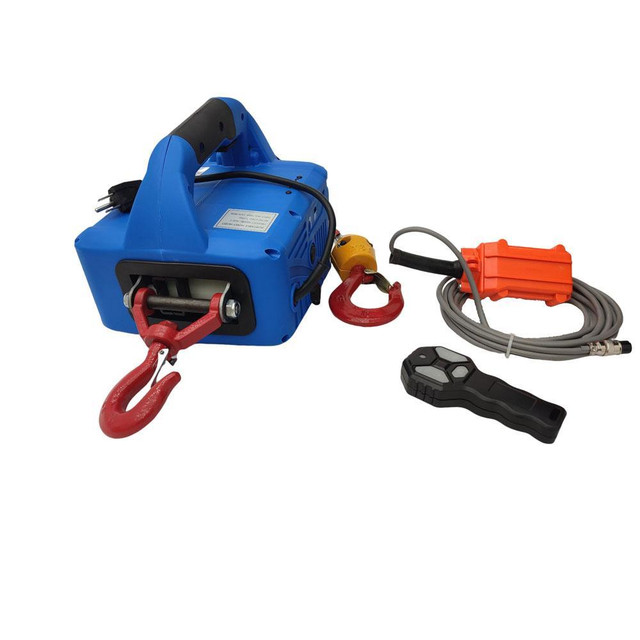 110V Wire and remote-controlled 3in1 Electric Hoist 450KGX7.6M Portable Household Winch 300508 in Other Business & Industrial in Toronto (GTA) - Image 4