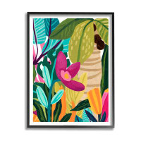 Stupell Industries Island Thicket Bold Tropical Plants Giclee Art By June Erica Vess