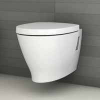 Palazzani Ceramica - Kapa Wall Mounted Ceramic Toilet ( matching Bidet Available ) w Soft-close seat & cover