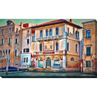Made in Canada - Picture Perfect International "Venice Architecture" by Yuri Malkov Painting Print on Wrapped Canvas