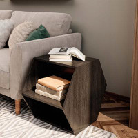 Millwood Pines 23.62'' Hexagonal Coffee Table Side Table