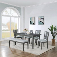 Red Barrel Studio 6-Piece Dining Set With Bench