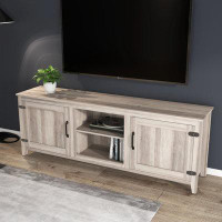 Red Barrel Studio Tv Stand, Storage Media Console Entertainment Centre With Two Doors