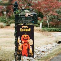 The Holiday Aisle® The Holiday Aisle® 12"X18" Halloween Garden Flag Double Sized Full Moon Ghost Pumpkin Jack O Lantern