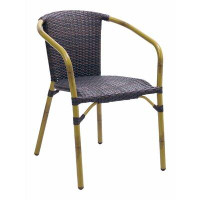 Florida Seating Cafe Stacking Patio Dining Chair