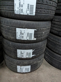 P215/50R17  215/50/17  TOYO PROXES A20 ( all season summer tires ) TAG # 14866