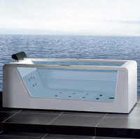 Showroom Display Model -70 x 31.5 Eago Platinum AM152 Whirlpool Bathtub - Freestanding