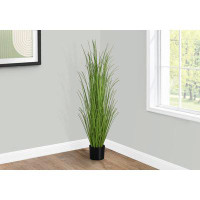 Primrue Artificial Plant, 47" Tall, Grass Tree, Indoor, Faux, Fake, Floor, Greenery, Potted, Green Grass
