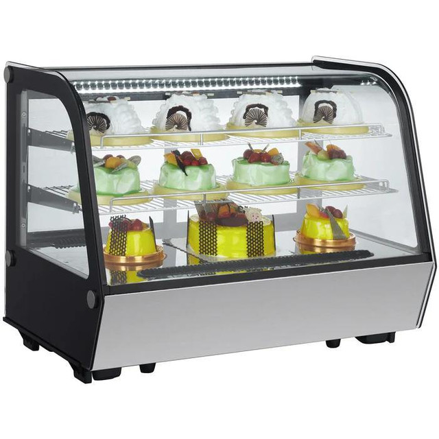 Brand New Counter Top 35 Curved Glass Refrigerated Pastry Display Case in Other Business & Industrial - Image 2