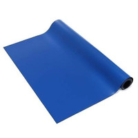 Bertech Rubber ESD Soldering Mat Roll, 2' Wide x 10' Long, Blue