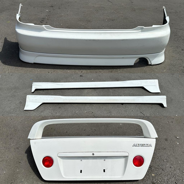 JDM 2001-2005 Toyota Altezza Lexus IS300 Side Skirts + Rear Bumper & Lip + Trunk With Spoiler in Auto Body Parts in Ontario