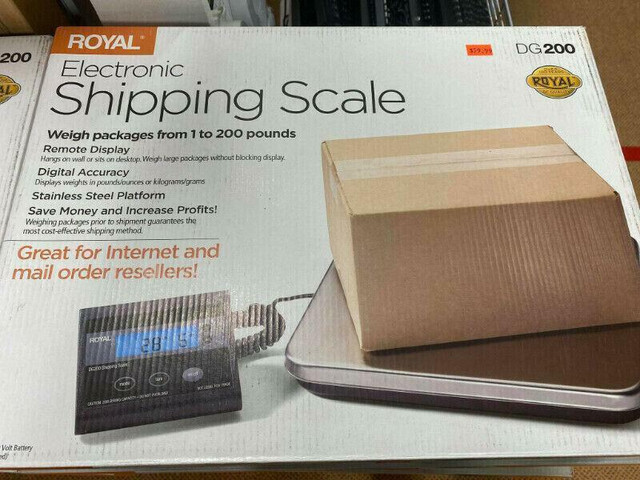 Electronic Shipping Scale for internet and mail order Resellers weight packages from 1 to 200 Pounds in Other Business & Industrial in City of Toronto - Image 3