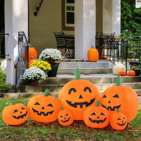The Holiday Aisle® Halloween Inflatables Decorations Pumpkin, Inflatables Outdoor Decorations Inflatable Pumpkin, Hallow