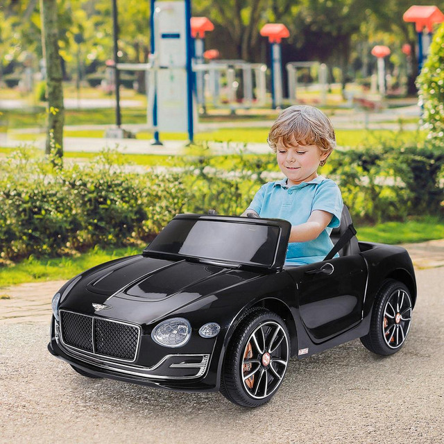 12V RIDE ON CAR LICENSED BENTLEY BATTERY POWERED ELECTRIC VEHICLES W/ PARENT REMOTE CONTROL, 2 SPEED in Toys & Games - Image 2