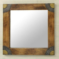 World Menagerie Culebra Image Wood Modern and Contemporary Wall Mirror