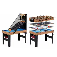 MD Sports 5 Game 48.5" Multi Game Table