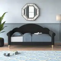 Lark Manor Alvon Upholstered Twin Daybed