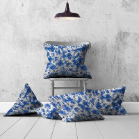 Orren Ellis Keala Collection Indoor/Outdoor Soft Royal Pillow