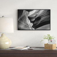 East Urban Home 'Lower Antelope Canyon' Framed Photographic Print on Wrapped Canvas