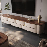 RARLON Modern light luxury solid wood TV cabinet