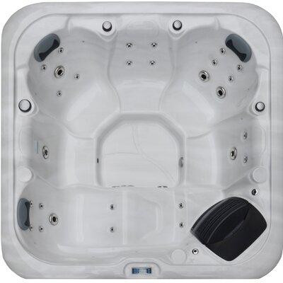 Luxuria Spas Luxuria Spas 6 - Person 28 - Jet Acrylic Square Hot Tub with Ozonator in Hot Tubs & Pools