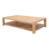 Foundry Select Chatsworth Teak Outdoor 72" Rectangular Coffee Table