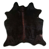 Foundry Select NATURAL HAIR ON Cowhide RUG COFFEE 2 - 3 M GRADE A
