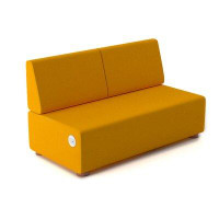 Made in Canada - Palmieri Pods by Dre Vinyl 2 Seater Lounge Loveseat