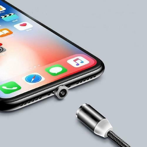 1M Magnetic 360 Fast Charging USB Cable With 8-Pin, Type C and Micro USB Connector Heads For Smartphones And Tablets - B dans Accessoires pour cellulaires - Image 4