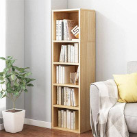 Latitude Run® 57" High Clearance Freestanding Storage Cabinet, 5 Compartment Open Bookshelf Tower