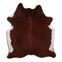 Foundry Select Siopp NATURAL HAIR ON Cowhide Rug  BROWN