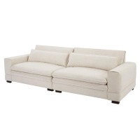 GZMWON Mid-Century Sofa, Modern Upholstered Couch
