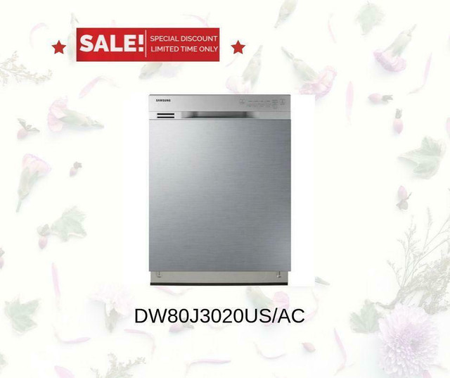 Samsung Dishwasher Stainless Steel Built-in Undercounter DW80R9950US/AC in Dishwashers in Ontario - Image 4
