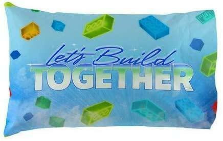 Lego Pillowcase Let's Build Together Reversible Pillowcase for Kids - 20 X 30 Inch (1 Piece Pillow Case Only) in Bedding - Image 2