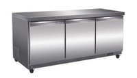 Brand New 72Wide Triple Door Undercounter Refrigerated Prep Table
