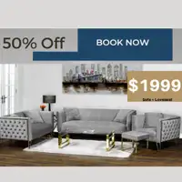 Designer Living Room Furniture on Huge Sale!!