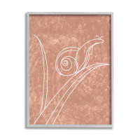 Stupell Industries Nail on Leaf Doodle Framed Giclee Art by Lil' Rue