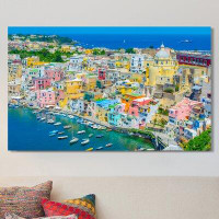 Made in Canada - Picture Perfect International 'Napoli' Painting Print on Wrapped Canvas