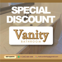 Special Discount on Bathroom Vanity with Sink Options